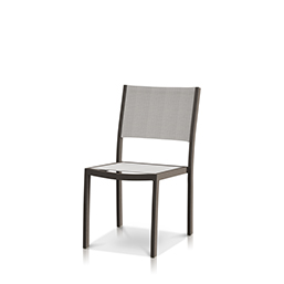 Dining Side Chair Tex Gray Frame / Cloud Duo Sling